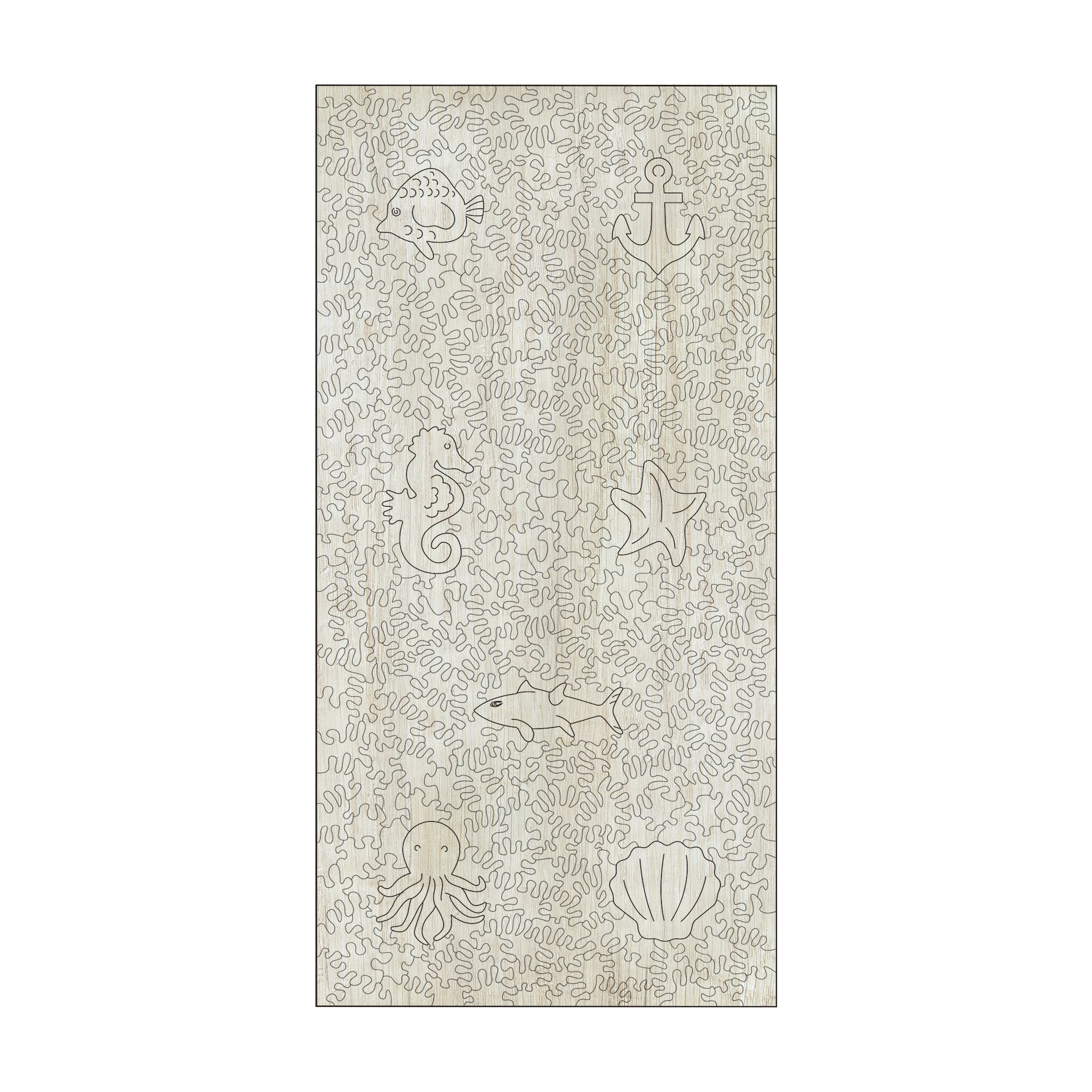Wooden Jigsaw Puzzle - Fish: 404 Pcs